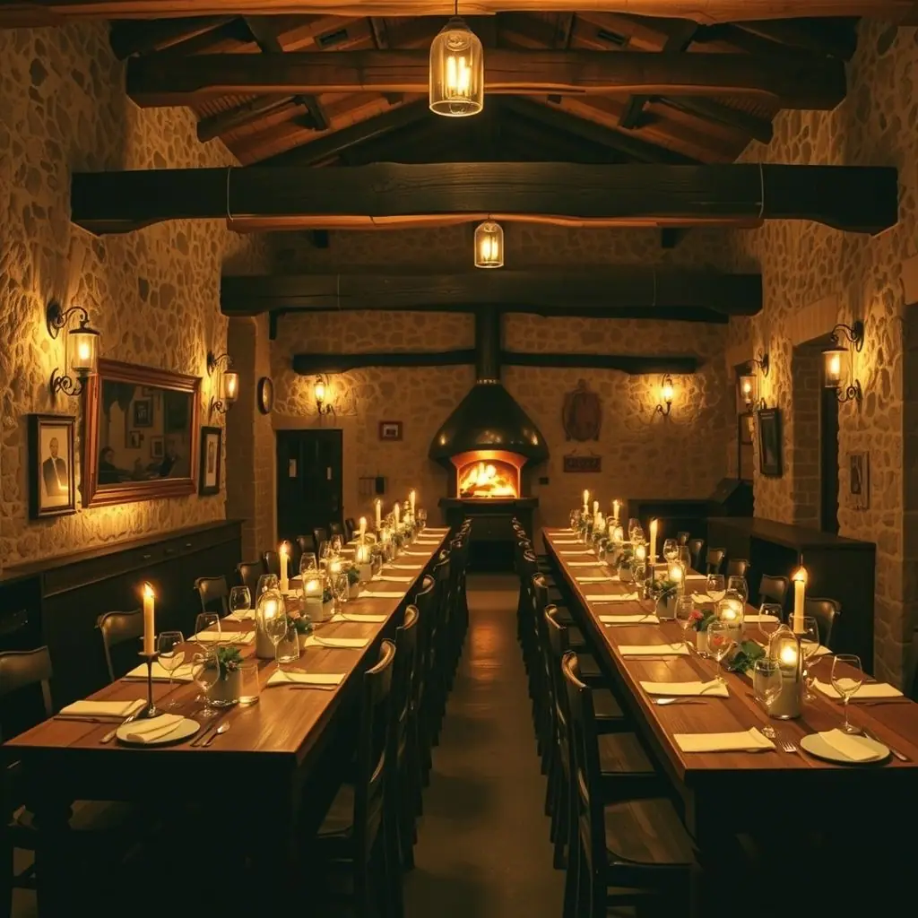 Sala de Asador Leña Vieja, en Burgos